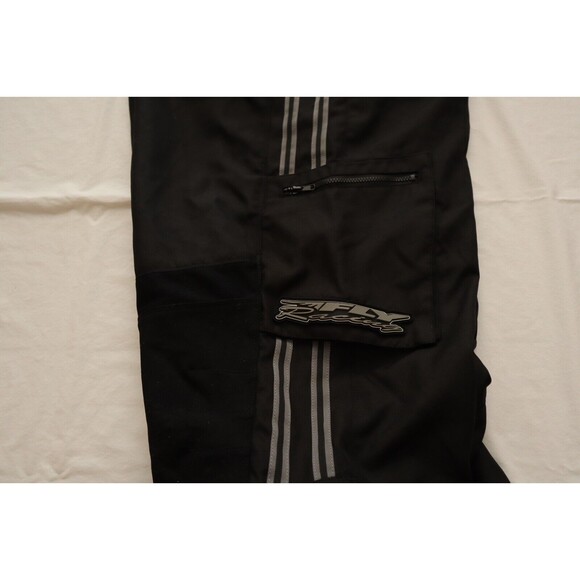 Fly Racing Free Ride Motocross Pants Mens 48 Black 48x35.5 Reflective Stripes - Picture 10 of 10